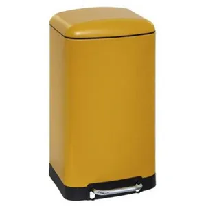 Comparateur de prix : FIVE Simply Smart - Poubelle de Cuisine en Métal Ariane 30L Jaune