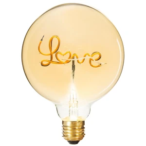 Ampoule Décoration - Atmosphera - Love - D. 12,5 x H. 17 cm - E27 - 2W pas cher