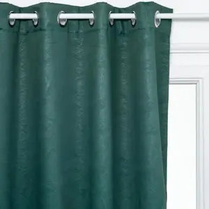 Comparateur de prix : ATMOSPHERA Créateur d'intérieur - Rideau Occultant à Oeillets Lefat 140x260cm Vert