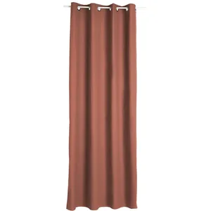 Atmosphera - Rideau Panama - 140 x 260 cm - Terracotta - Terra pas cher