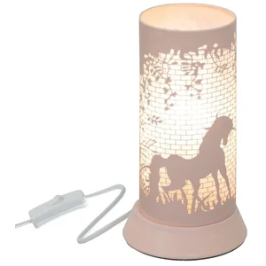 Atmosphera Créateur D'intérieur - Lampe enfant Décor métal rose H21cmVendu parcdiscount