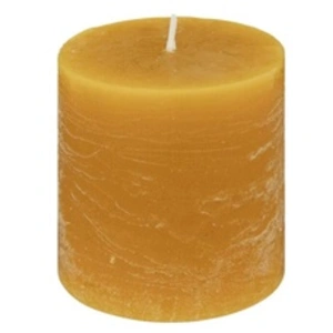 Atmosphera Créateur D'intérieur - Bougie rustique jaune 220g