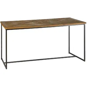 Atmosphera Console Design Industriel Corte - L. 110 X H. 79 Cm- Marron