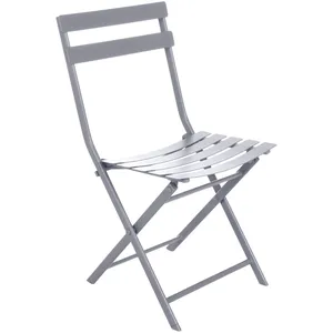 Hesperide Chaise De Jardin Pliable En Métal Greensboro - Gris Quartz
