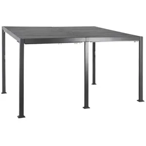 Comparateur de prix : HESPERIDE Tonnelle autoportante aluminium Hespéride Avila graphite 4 x 3 m