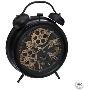 Comparateur de prix : Atmosphera - Horloge à poser Mécanisme noir H34cm créateur d'intérieur