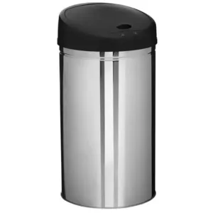 Comparateur de prix : FIVE Poubelle ronde en Inox  42 litres Sensor ouverture et fermeture automatique