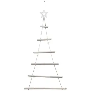 FEERIC LIGHTS & CHRISTMAS Décoration à suspendre Sapin mural en Bois H 95 cm pas cher