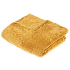 Atmosphera Créateur D'intérieur - Plaid Tresse flanelle 125x150cm pas cher