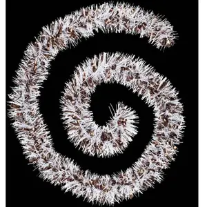 Feeric Light & Christmas Guirlande de Noël large 10 cm avec bouclettes Longueur 2 mètres pas cher