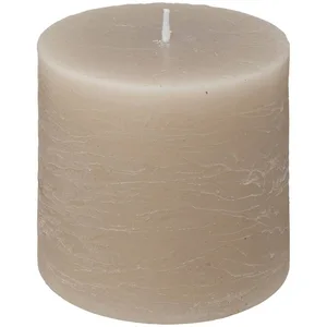 Atmosphera Créateur D'intérieur - Bougie rustique gris taupe 663g pas cher
