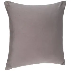 Atmosphera Créateur D'intérieur - Coussin déhoussable coton gris 38x38cm pas cher