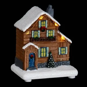 Feeric Light & Christmas Village de Noël lumineux Chalet à la montagne pas cher