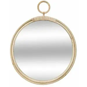 Comparateur de prix : Paris Prix Miroir en rotin rond - Ø 38 cm