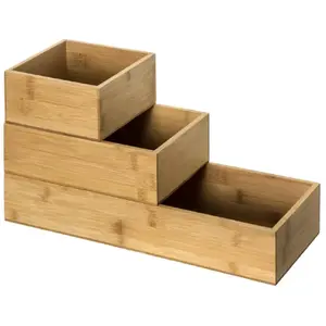 Comparateur de prix : Paris Prix Set de 3 organisateurs coulissants - Bambou