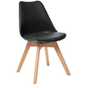 Comparateur de prix : Atmosphera Créateur D'intérieur - Chaise Diner Baya Noire Atmosphera