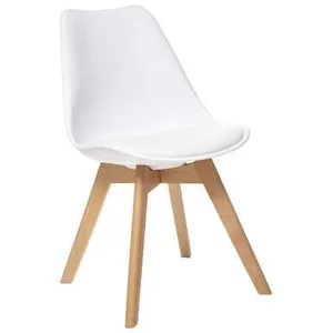 Comparateur de prix : Atmosphera Créateur D'intérieur - Chaise Diner Baya Blanche Atmosphera