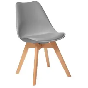 Comparateur de prix : Atmosphera - Chaise scandinave grise baya Gris