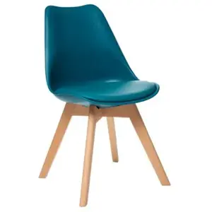 Comparateur de prix : Chaise salle a manger, BAYA, bleu canard, Atmosphera
