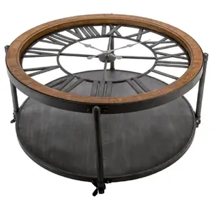 Comparateur de prix : Table basse rétro Atmosphera - Métal - Noir - Rectangulaire - Vintage