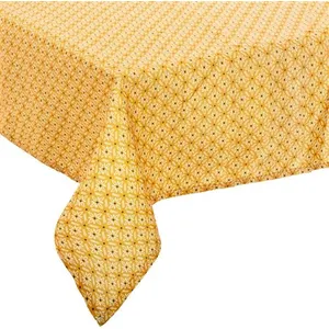 Atmosphera Créateur D'intérieur - Nappe anti-tache Paty jaune 140x240cm