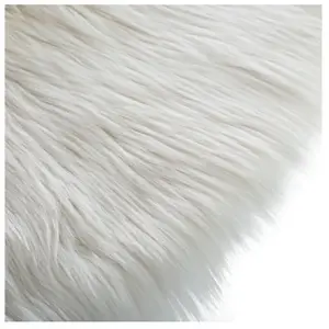Atmosphera Créateur D'intérieur - Tapis enfant fausse fourrure blanc D90cm pas cher