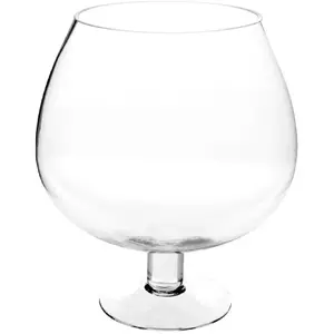 Comparateur de prix : Atmosphera Créateur d'intérieur - Coupe sur Pied Cognac 24cm Transparent