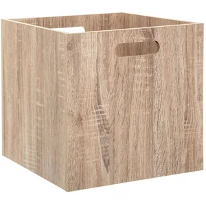 Comparateur de prix : FIVE Boite de rangement pliable en bois - 31 x 31 cm - Naturel TU