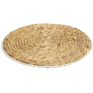Comparateur de prix : Secret de Gourmet - Set de table tressé design roseau Mood - Diam. 35 cm - Marron - Mood