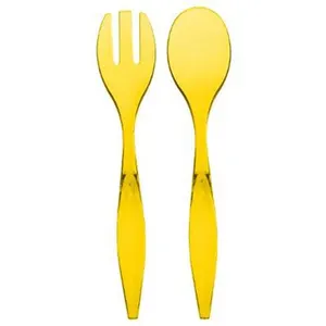 Comparateur de prix : 5five FIVE Simply Smart - Couverts à Salade Wave 29cm Jaune