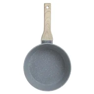 Comparateur de prix : SECRET DE GOURMET Poêle en aluminium - D. 30 cm - Effet pierre grise