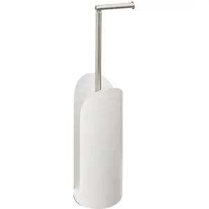 Comparateur de prix : Five® Dérouleur de papier toilette avec tige, blanc coton, 5Five