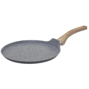 Comparateur de prix : SECRET DE GOURMET FIVE Simply Smart - Poêle à Crêpe en Aluminium Nature 28cm Gris