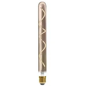 Ampoule LED - ATMOSPHERA - Tube ambrée - E27 - Torsadée - 30 cm de hauteur pas cher