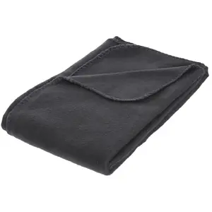 Comparateur de prix : Atmosphera Créateur D'intérieur - Plaid polaire gris ardoise 125x150cm