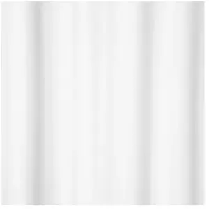 Comparateur de prix : 5five Rideau de douche - Instant d'O - Polyester - Blanc - 180x200cm