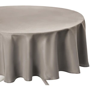 Atmosphera Créateur D'intérieur - Nappe Lallie anti-tâche beige D180cm