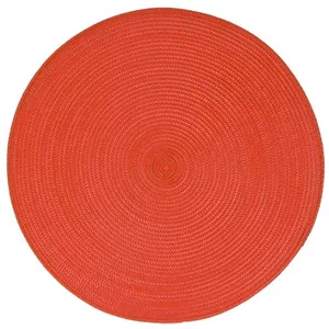 Comparateur de prix : Secret de Gourmet - Set de table Tressé Rond - Diam. 38 cm - Rouge