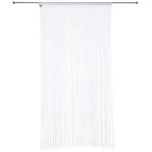 Comparateur de prix : Rideau fil - blanc - 90x200 cm - Blanc - Atmosphera createur d'interieur