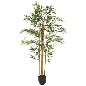 Comparateur de prix : Plante artificielle - ATMOSPHERA - Bambou en pot - H 180 cm - Vert - Contemporain