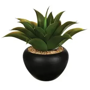 Atmosphera - Aloe Vera Artificiel Pot en céramique - H37 cm pas cher
