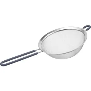 Comparateur de prix : AC-DÉCO SECRET DE GOURMET 76309 Passoire INOX Manche Silicone, Chrome