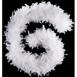 3S. x Home Guirlande de Noël boa blanc 1m80 100g en plumesVendu parcarrefour