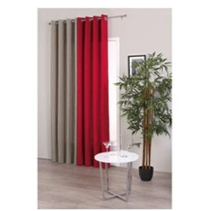 Paris Prix Atmosphera Créateur d'intérieur - Rideau Satin Lin 140x260cm pas cher