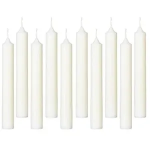 Comparateur de prix : But Comptoir de la Bougie - Lot de 10 Bougies Bâton Basic 16cm Ivoire