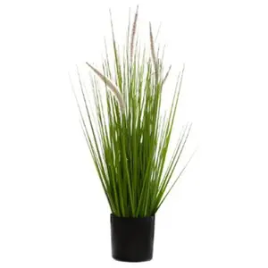 Comparateur de prix : ATMOSPHERA Créateur d'intérieur - Plante Artificielle Herbe Bunch 70cm Vert