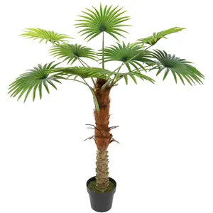 Comparateur de prix : ATMOSPHERA CREATEUR D'INTERIEUR PALMIER ARTIFICIEL TROPIQUES TRONC VERT 120CM