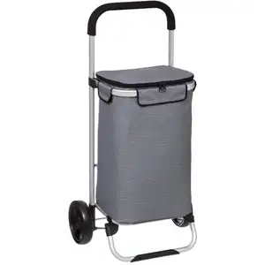 JJA Chariot de courses cadre aluminium sac fraîcheur 40 litres pas cher