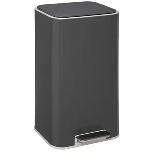 FIVE Poubelle de cuisine 30 L SAFIR coloris gris foncéVendu paramazon