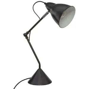 Comparateur de prix : ATMOSPHERA Lampe de bureau en métal - E27 - 25 W - H. 62 cm - Noir